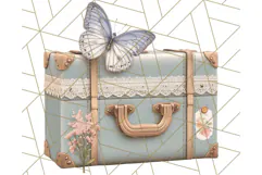 Vintage Butterfly PNG Clipart, Fairytale Cottagecore Images Product Image 3