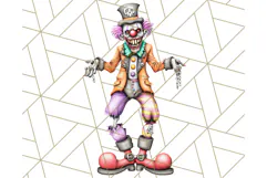 Bold Zombie Clipart PNG, Creepy Halloween Clip Art Product Image 3