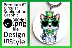 Unique Round Design Coaster PNG , St Patrick Product Image 1