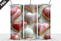 Valentines Love Skinny Tumbler PNG Wrap| Valentines Tumbler Product Image 4