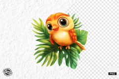 Tropical Birds Clipart - Summer Birds PNG Product Image 1