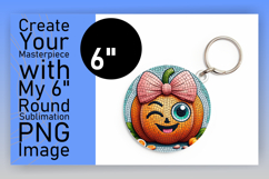 Elegant Car Coaster Round PNG Design , Cute Pumpkin Product Image 1