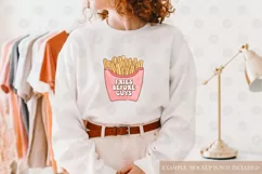 Fries before Guys Sublimation | Retro Valentines PNG Product Image 3