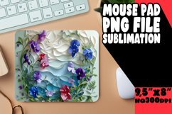 3D Flower in Hole Design Sublimation PNG Product Image 1