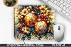 Christmas Mouse Pad Sublimation, Christmas Mouse Pad PNG Product Image 1