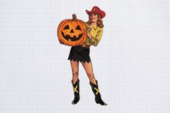 Vintage Witch Halloween Sublimation PNG Product Image 2