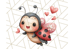 Cute Insects Clipart, Cartoon Bugs, Bug PNG Illustrations Product Image 3