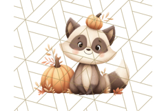 Woodland Autumn Critters PNG Clipart, Cute Fall Animals Product Image 3