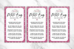 Printable Potato Bag Care Card - Pink Product Image 3