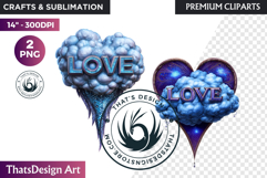 Dreamy Love Assets Vintage Valentine Graphics PNG clipart Product Image 1