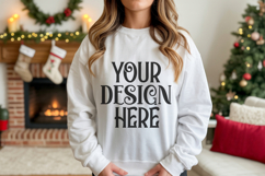 Ash Gildan 18500 Sweatshirt Mockup, Unisex mockups Product Image 1
