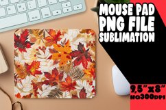 Harvest Watercolor Autumn Mouse Pad Pattern Product Image 1