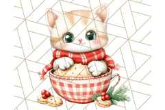 Christmas Baking Critters PNG Clipart, Cute Animals Holiday Product Image 3