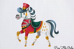 Cute Nutcracker Watercolor Clipart PNG Product Image 1