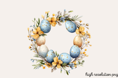 Antique Religiou Easter Clipart PNG Product Image 1