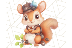 Vintage Steampunk Forest Animal PNG Clipart for Sublimation Product Image 3