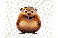 Chunky Kawaii Woodland Critters PNG Clipart, Cute Animals Product Image 3