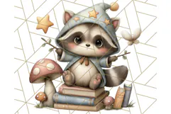 Forest Fairy Garden Creatures PNG, Whimsical Woodland Art Product Image 3