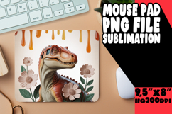 COZY mouse pad Inspirational Art, Cute Dino Product Image 1