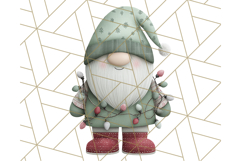 Cozy Winter Gnome Clipart PNG, Christmas Gnome Clip Art Product Image 3