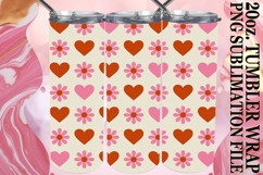 RADIANT LOVE 20oz TUMBLER WRAP, Valentine's Pattern Product Image 1