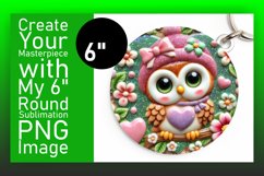 Dynamic Round Design for Coaster Artwork , Sweet Animals Product Image 1