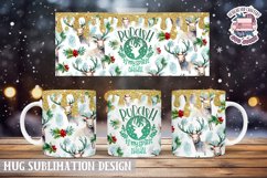 Christmas Mug Wrap Sublimation Rudolph spirit animal quote Product Image 1