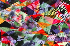 Psychedelic abstract hand drawing and digital illustration Product Image 1