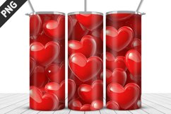 Valentines Love Skinny Tumbler PNG Wrap| Valentines Tumbler Product Image 4