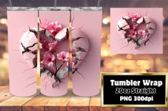 Whimsical Garden 20oz Tumbler Wrap Product Image 1