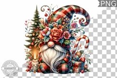 Christmas Gnome Sublimation - Clipart PNG Design Product Image 1