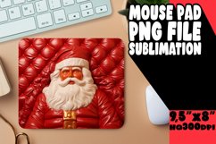 Festive 3D Inflated Christmas Design for Mouse Pads Product Image 1