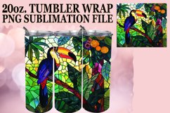 Tranquil Stained Glass Tumbler Impressions Product Image 1