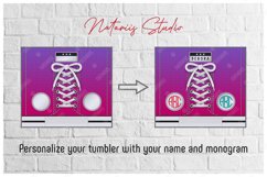 Monogram Sneaker patterns for 20oz SKINNY TUMBLER. Product Image 3