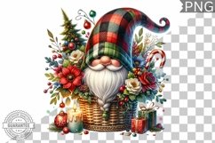 Christmas Gnome Sublimation - Clipart PNG Design Product Image 1