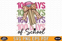 100 Days of School SVG | Sublimation | SVG File Product Image 1