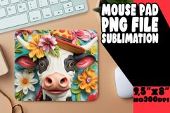 Color Burst Country Cow Mousepad Product Image 1