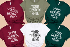 Christmas Family Matching Group Flat Lay T-Shirt Mockups Product Image 1