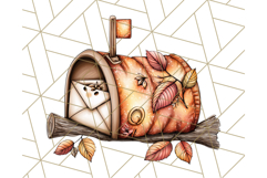 Fall Fairy House Clipart PNG, Autumn Homes and Decor Product Image 3