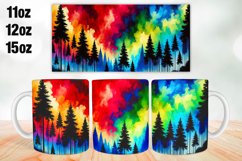 Colorful Sky Mug Wrap Sublimation 11oz, 12oz, 15oz Product Image 1