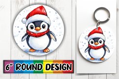 Lovely Round Design for Keychains , Holiday Animals Product Image 1