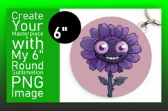 Retro Floral Radiance: Sublimation Collection PNG Product Image 1