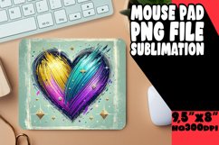 TIMELESS MOUSE MAT ARTISTIC DESIGN, Heart Product Image 1