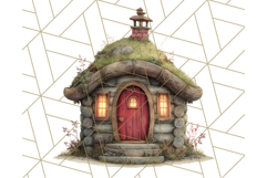 Cozy Cabin Critters Clipart PNG, Fall Animal Png Product Image 3