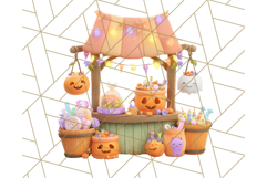 Halloween Candy Shop Clipart PNG, Trick or Treat Clip Art Product Image 3