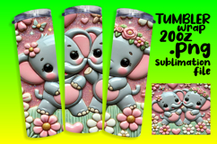 20oz Tumbler Template for Any Occasion , Cupid Product Image 1