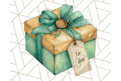 Cozy Christmas Clipart, Santa and Friends PNG Graphics Product Image 3