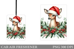 Cute Deer Car Air Freshener. Christmas Car Air Freshener Product Image 1