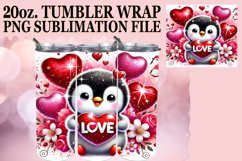 Sublimation Delight 20oz tumbler wrap, Valentines Product Image 1