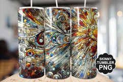 Stained On Stained Glass Tumbler Warp - Tumbler Design Product Image 1
